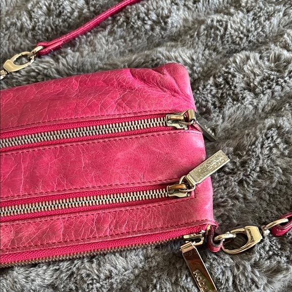 Hobo international,Pink Leather Crossbody Bag - Picture 6 of 16